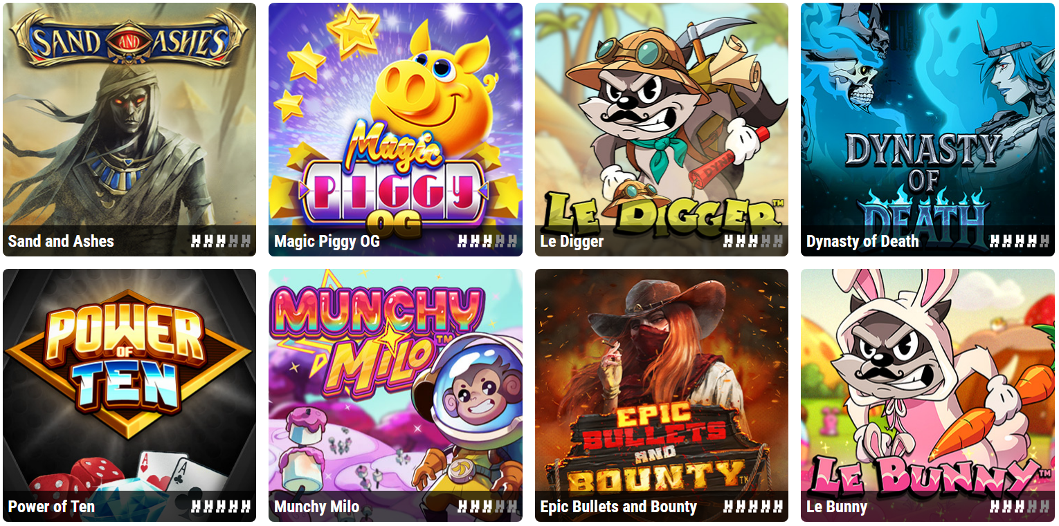 Beliebte Online-Slots des Spieleentwicklers Hacksaw Gaming