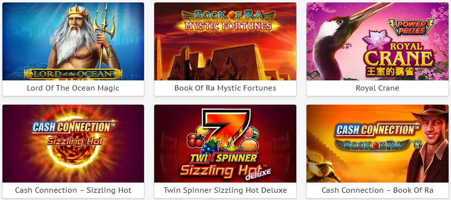 Beliebte Online-Slots des Spieleentwicklers Novomatic