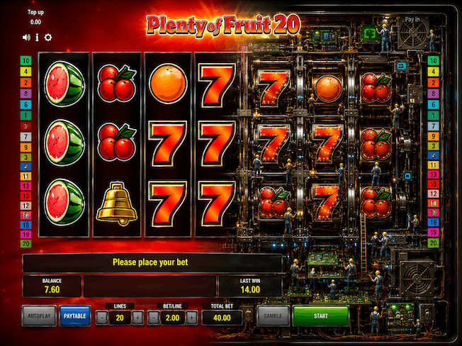 Plenty of Fruit 20 Hot Gameplay